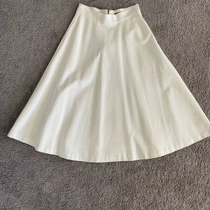 Off White Aline Skirt Banana Republic Size 4